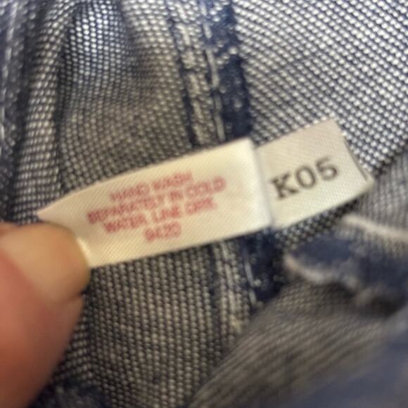 American Girl Denim Doll Pants with Floral Embroidery Ready for Fun Jeans - Picture 5 of 5